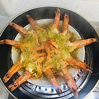 大连名菜～蒜蓉粉丝虾的做法图解6