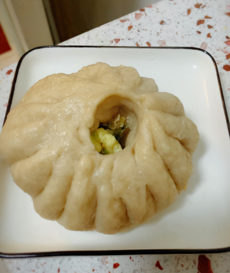 白菜冻豆腐木耳鸡蛋包子的做法