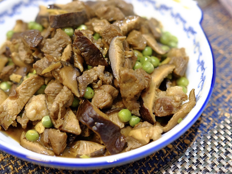 香菇青豆炒牛肉的做法