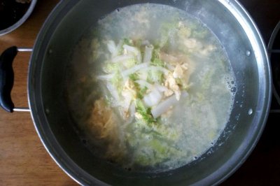 白菜鸡蛋汤