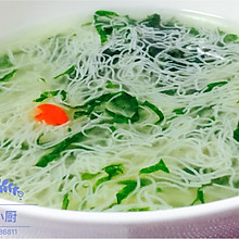 生菜豆腐丝汤