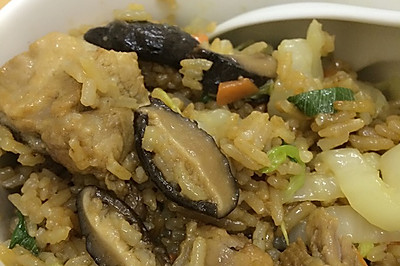 香菇排骨焖饭