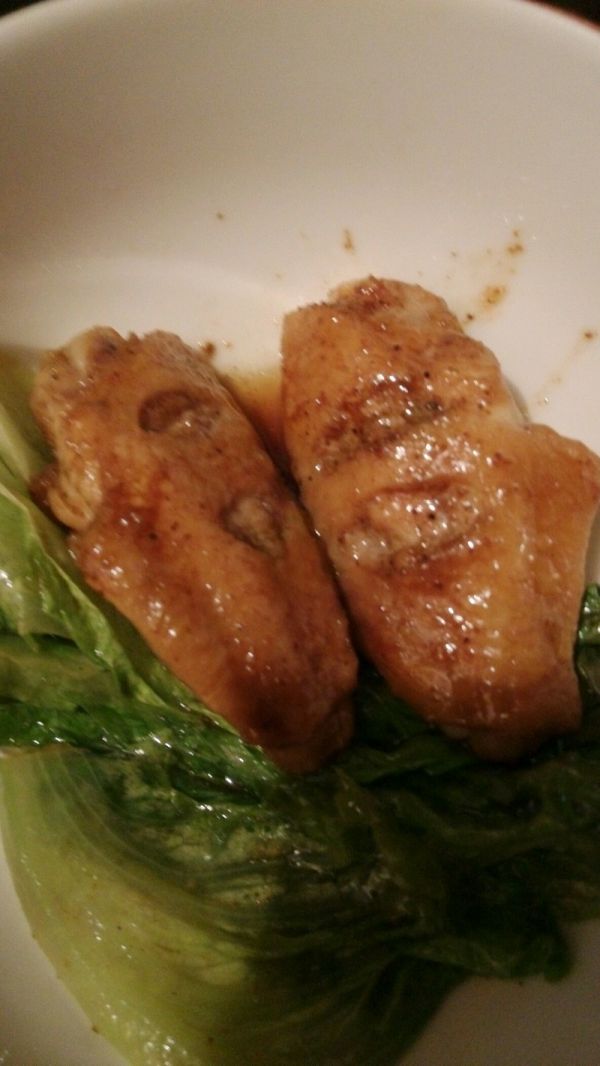 生菜鸡翅