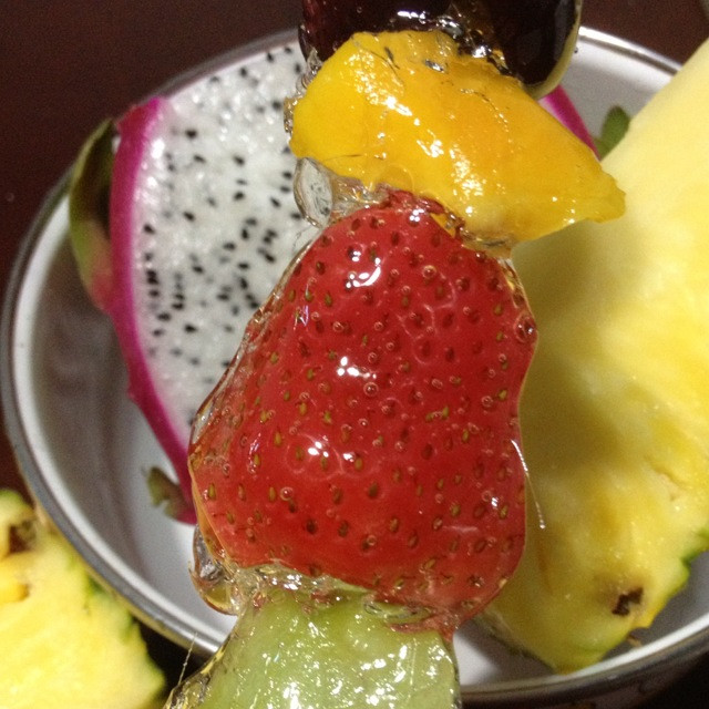 冰糖葫芦串-水果版的做法