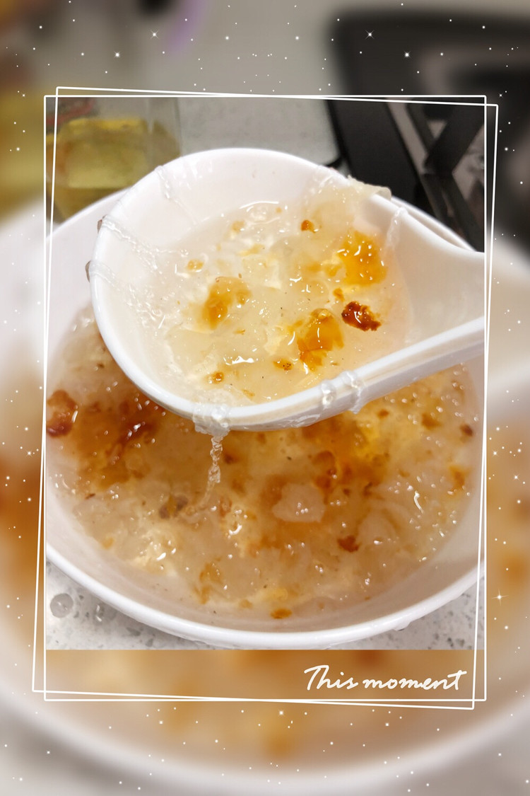 桃胶皂角米炖雪燕的做法