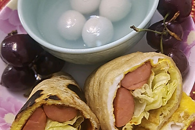 快手早餐卷饼