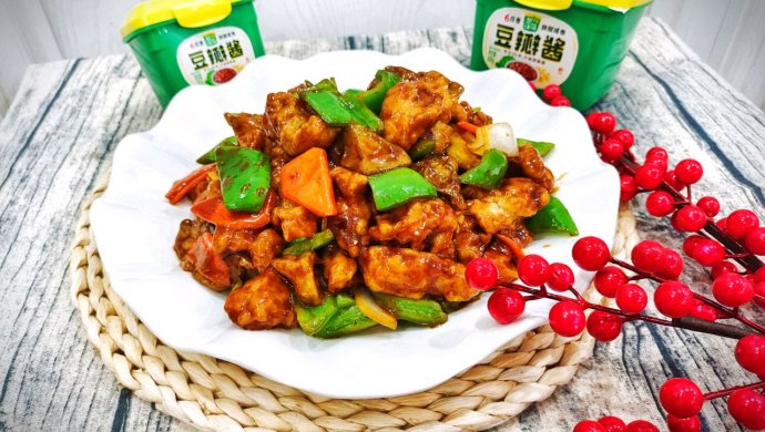 酱香肉段烧茄子（鸡胸肉版）