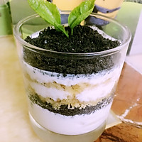 酸奶奥利奥饼干小盆栽的做法图解4