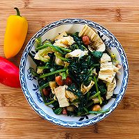 凉拌菜-菠菜腐竹#我们约饭吧#的做法图解5