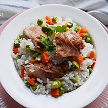 甜豆排骨焖饭#苏泊尔智能电饭煲#
