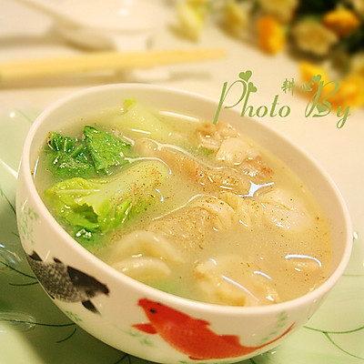 台湾小白菜鱼头汤