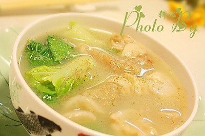 台湾小白菜鱼头汤