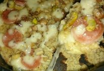 #歇洛克厨房#宿舍党也能做的电饭锅版燕麦pizza的做法