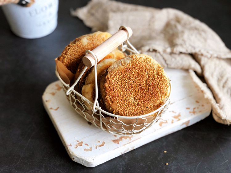 麻酱烧饼（电饼铛）的做法