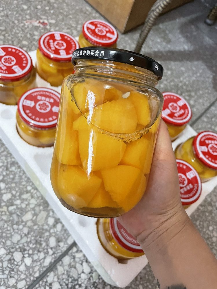 自制黄桃罐头无添加的做法