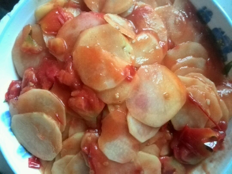 西红柿炒土豆的做法