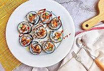 #爽口凉菜，开胃一夏！#肉松寿司卷的做法