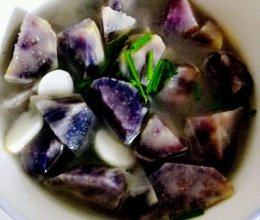 紫薯汤的做法