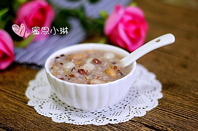 蜜豆圆子杂粮粥