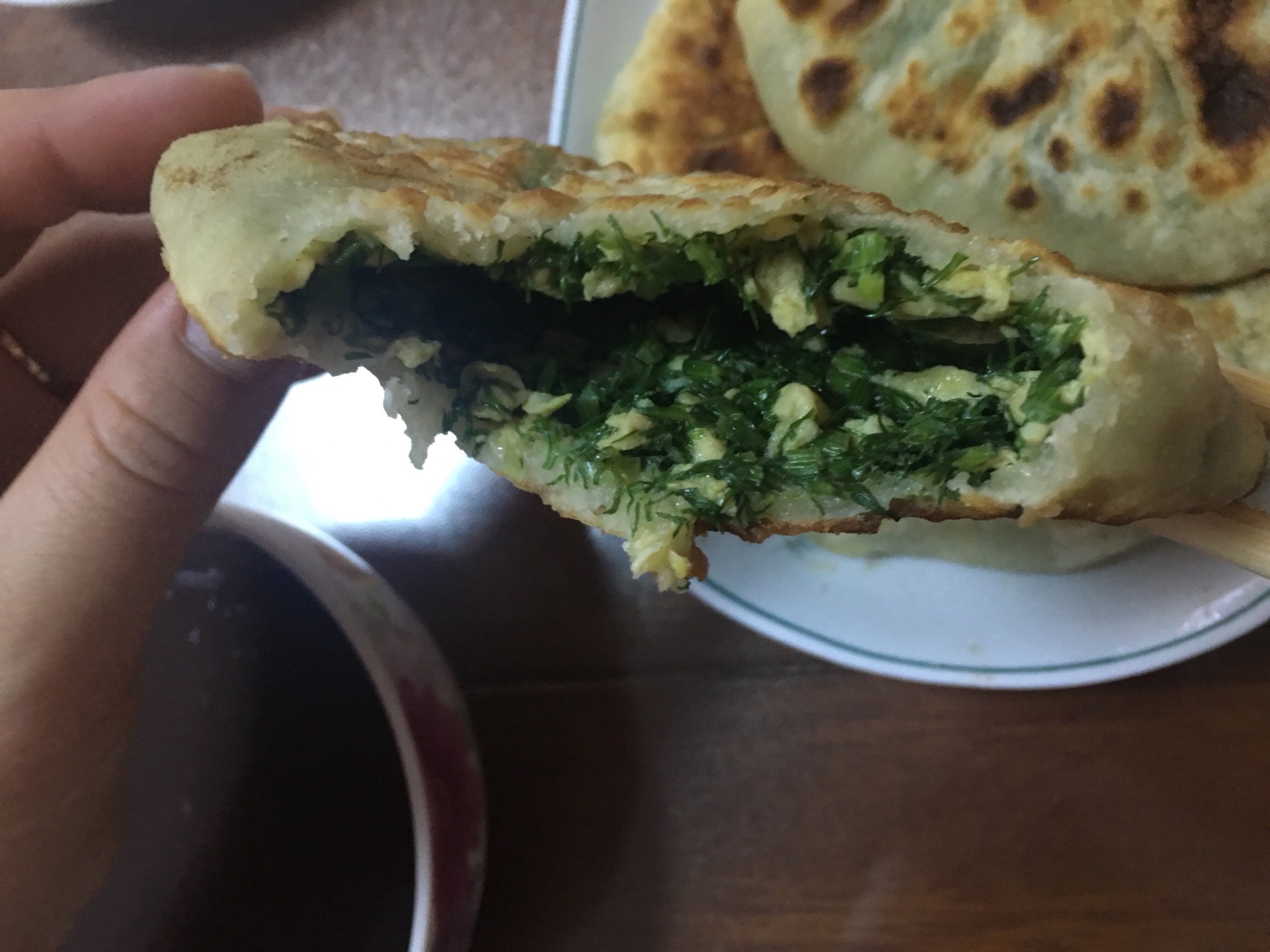 Fennel omelette