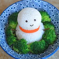 小雪人香肠饭#柏翠辅食节-营养佐餐#的做法图解11