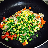 虾仁炒青豆玉米香菇的做法图解4