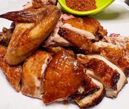 脆皮油淋鸡（家庭版烤鸡、炸鸡）的做法