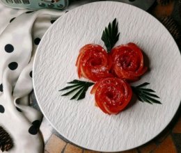 【创意果盘】雪衣玫瑰，番茄的花样吃法！#加油 卡塔尔#的做法