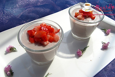 草莓椰香芋泥
