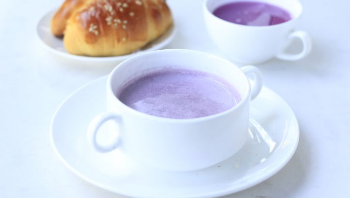 奶香紫薯米糊