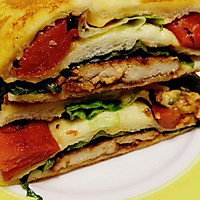 速食餐～鸡胸肉三明治的做法图解8