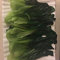 蚝油菜心油菜等青菜/三分钟的美味的做法图解2