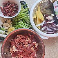 #百变鲜锋料理#干锅牛肉的做法图解1