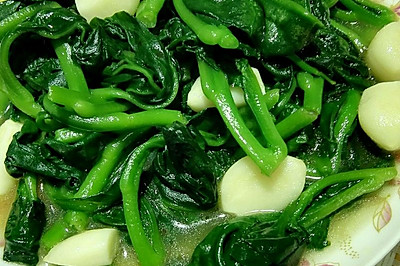 蒜味紫角叶（木耳菜）