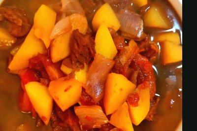 番茄牛腩炖土豆