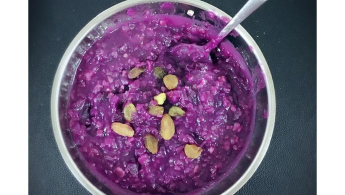 紫薯燕麦粥（减脂晚餐）