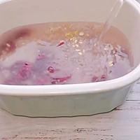 广式豉汁芋头蒸排骨+香菇鸡胸肉+紫薯燕麦粥的做法图解3