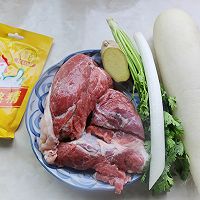 #豪吉川香美味#白萝卜炖羊肉的做法图解1