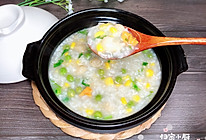 扇贝田园砂锅粥#今天吃什么#的做法
