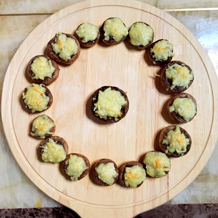 焗烤蘑菇的做法