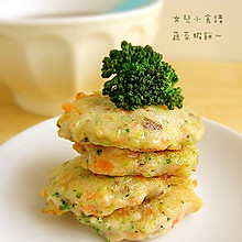 蔬菜虾饼