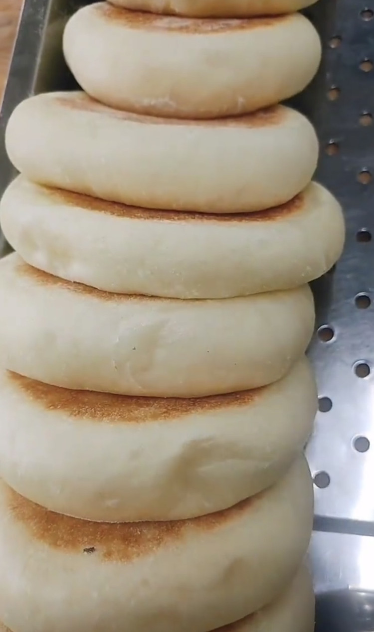 超级松软的无油饼的做法