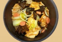 白菜粉丝豆腐煲的做法