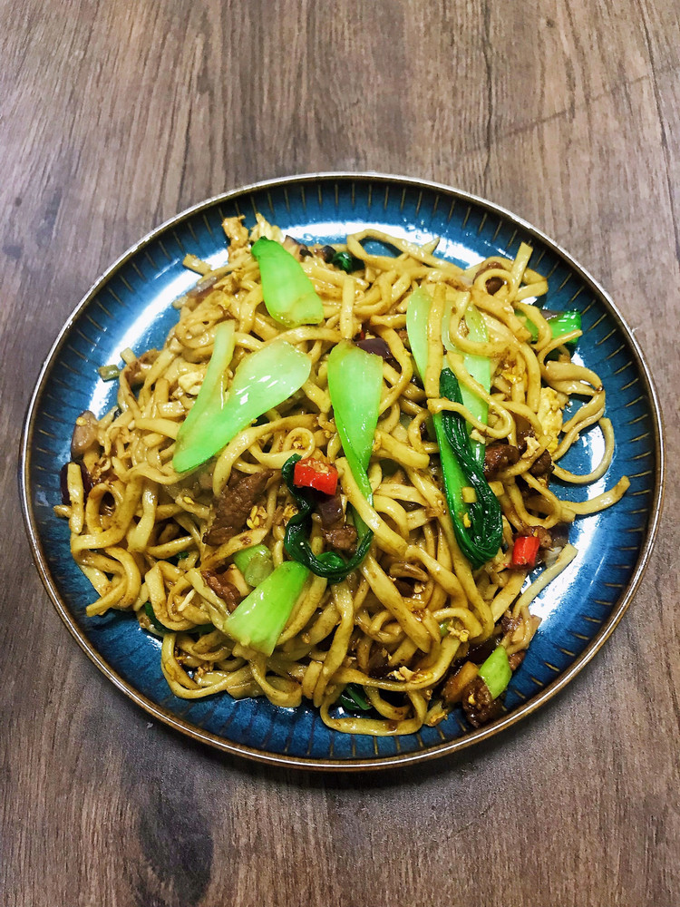 霸王炒面的做法