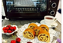 红枣蛋糕卷【九阳电烤箱30J03试用】的做法