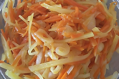 素三丝-土豆洋葱胡萝卜丝