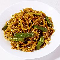 家乡版豆角焖面的做法图解8
