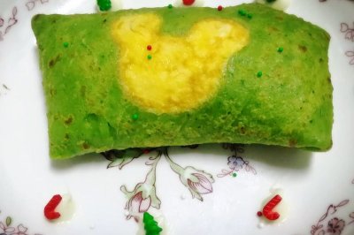宝宝最爱之蔬菜米奇五彩饼