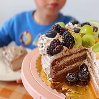 8寸奥利奥咸奶油水果蛋糕～生日蛋糕～小朋友最爱的做法图解36