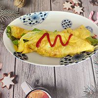 #来诺辉京东 解锁“胃”来资产#热热的减脂餐--生菜鸡蛋卷的做法图解5